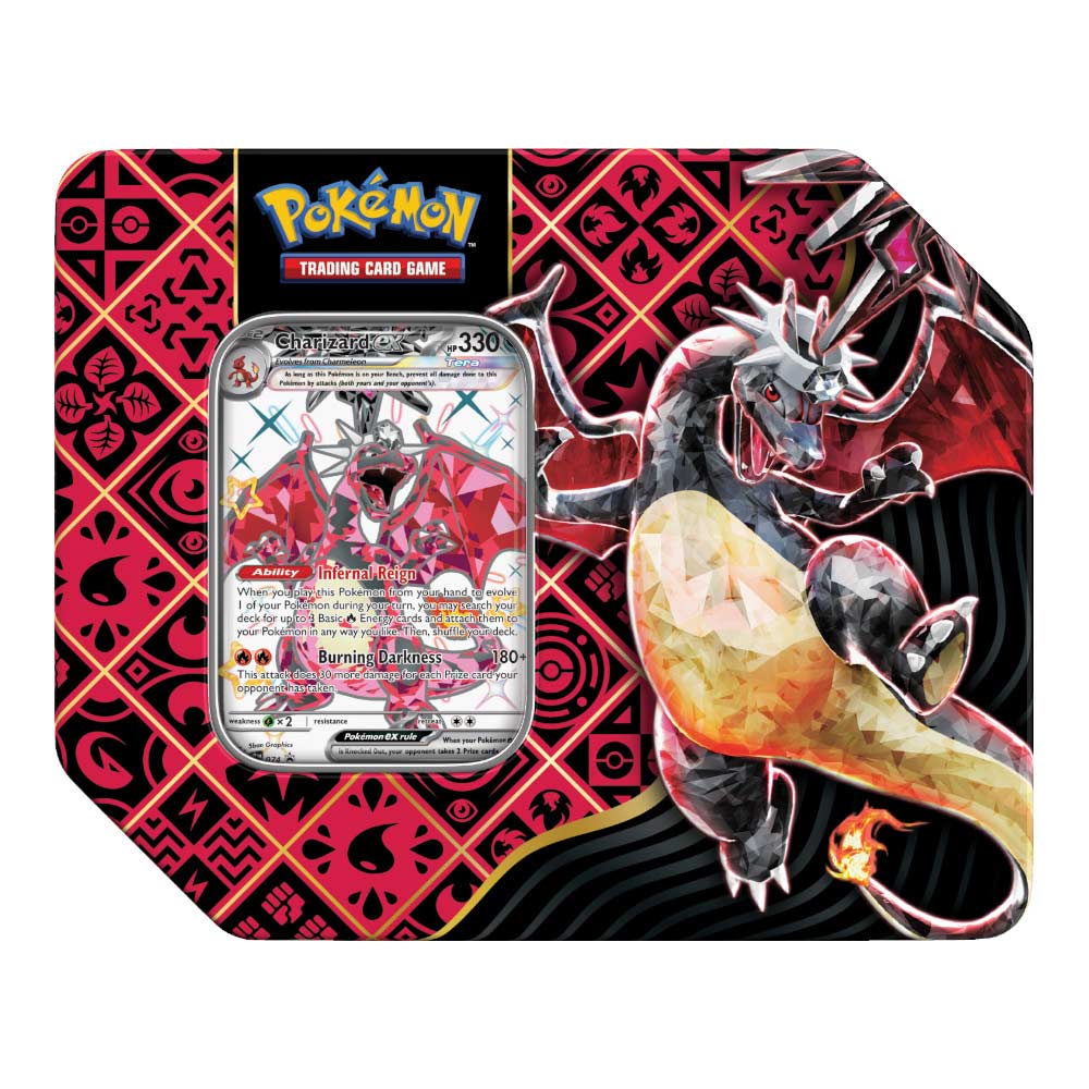 Pokemon TCG: Scarlet and Violet SV04.5 Paldean Fates Tin 5 Booster Image_2