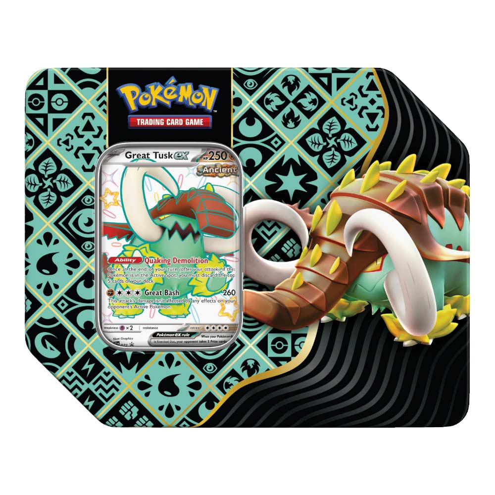 Pokemon TCG: Scarlet and Violet SV04.5 Paldean Fates Tin 5 Booster Image_4
