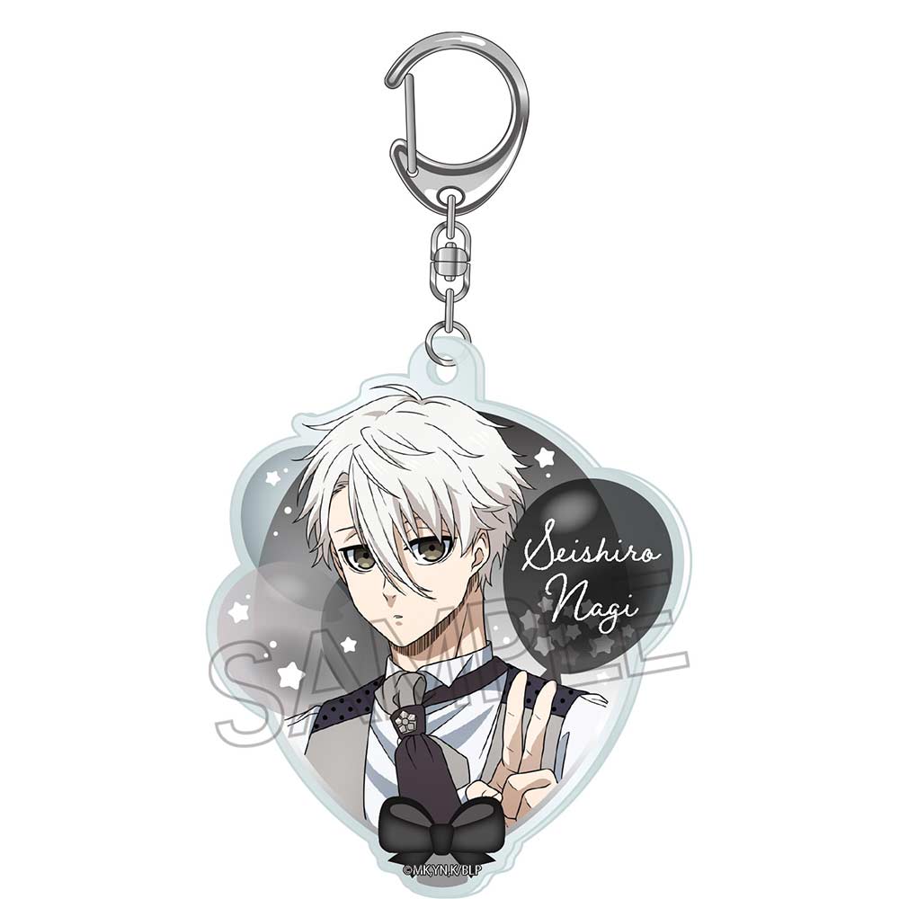 (PO) Blue Lock Acrylic Key Chain Balloon Bouquet Nagi Seishiro Image_1