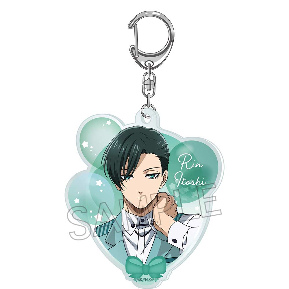 (PO) Blue Lock Acrylic Key Chain Balloon Bouquet Itoshi Rin Image_1