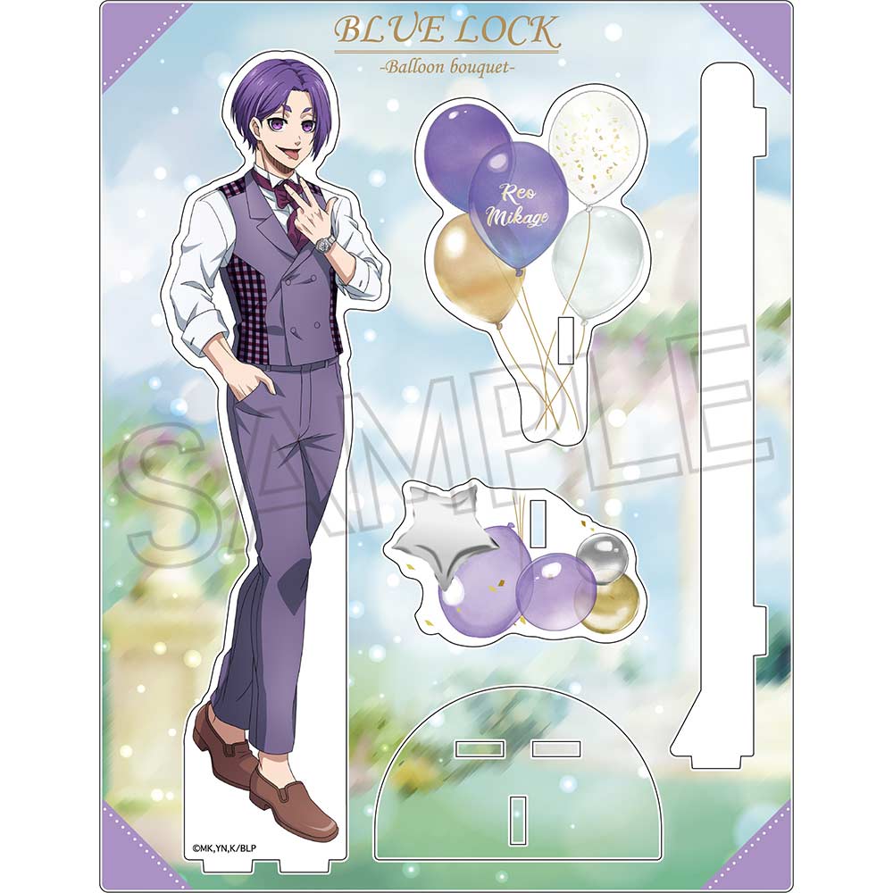 (PO) Blue Lock Acrylic Stand Balloon Bouquet Mikage Reo Image_2