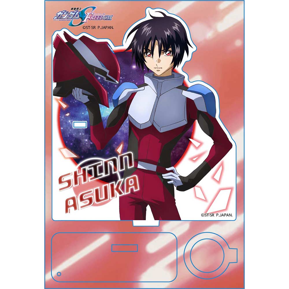 (PO) Gundam SEED Freedom Acrylic Pen Stand Shinn Asuka Image_2