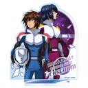(PO) Gundam SEED Freedom Acrylic Pen Stand Kira & Athrun Image_1