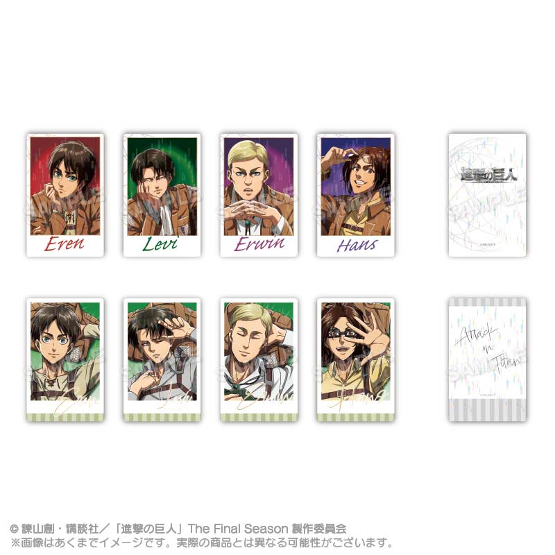 (PO) Attack on Titan Trading Hologram Card Strategy Meeting Together Ver. [BOX] Image_1