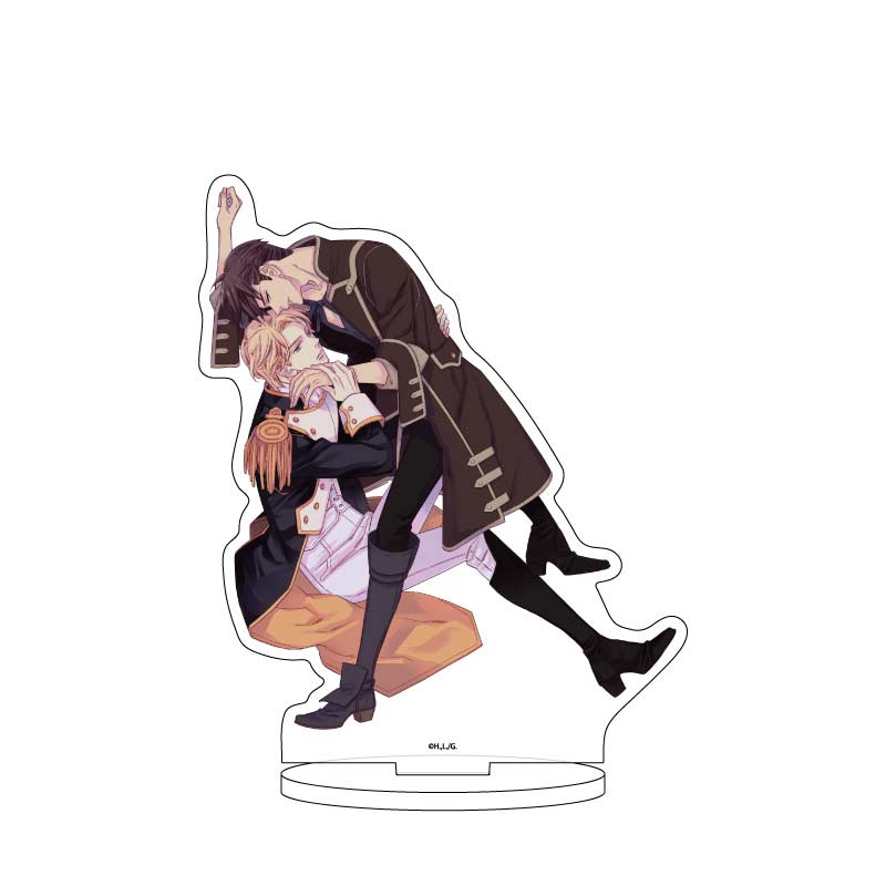 (PO) Acrylic Stand Hategaikaku no Bannin 03 Ashuas & Durant (Official Illustration) Image_1