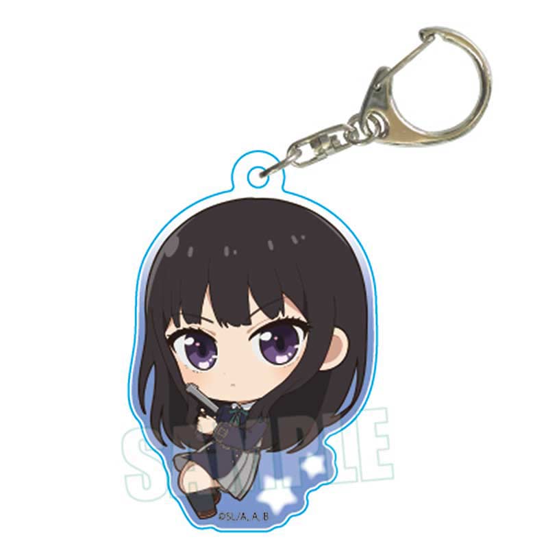 (PO) Pukasshu Acrylic Key Chain Lycoris Recoil Inoue Takina (School Uniform) Image_1