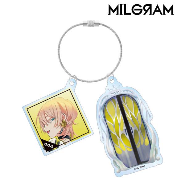 Milgram Mu It's Not My Fault Jacket Illustration Ver. Twin Wire Big Acrylic Key Chain Image_1