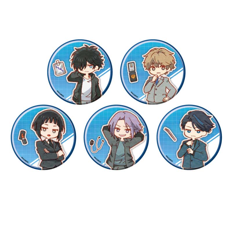 (PO) Can Badge Ron Kamonohashi: Deranged Detective 01 Retro Art Illustration [BOX] Image_1