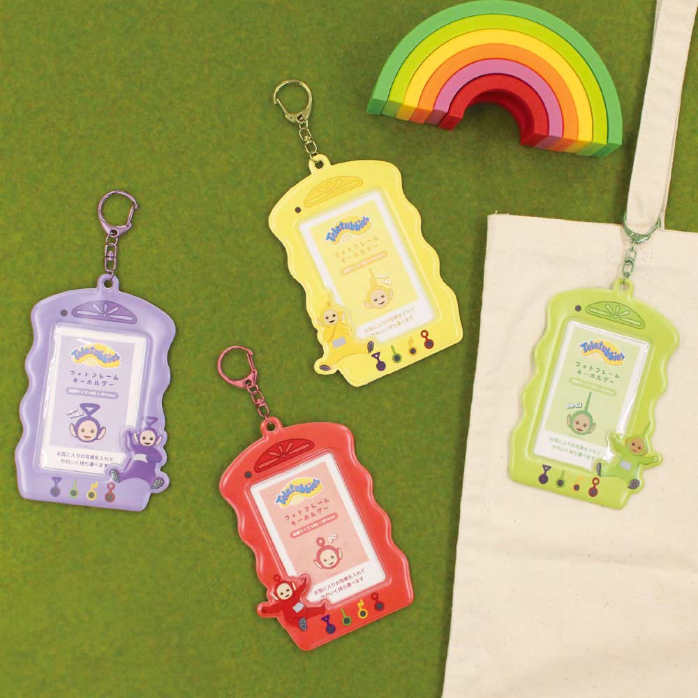 (PO) Teletubbies Photo Frame Key Chain Tinky Winky Image_3