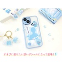 (PO) Sanrio Characters Sukipi ni Todoke Sticker Blue & White Image_3