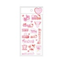 (PO) Sanrio Characters Sukipi ni Todoke Sticker Pink & Red Image_1