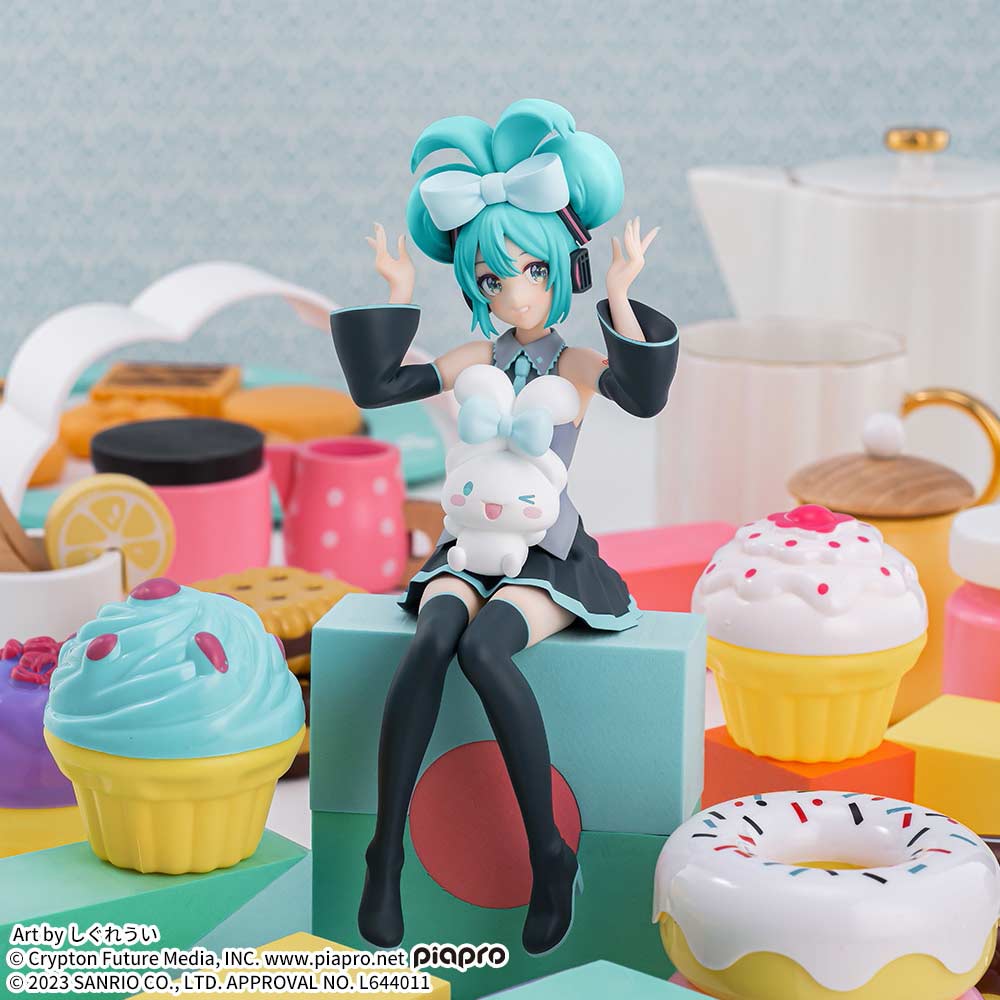 Hatsune Miku Chokonose PM Figure - Hatsune Miku X Cinnamoroll Image_2