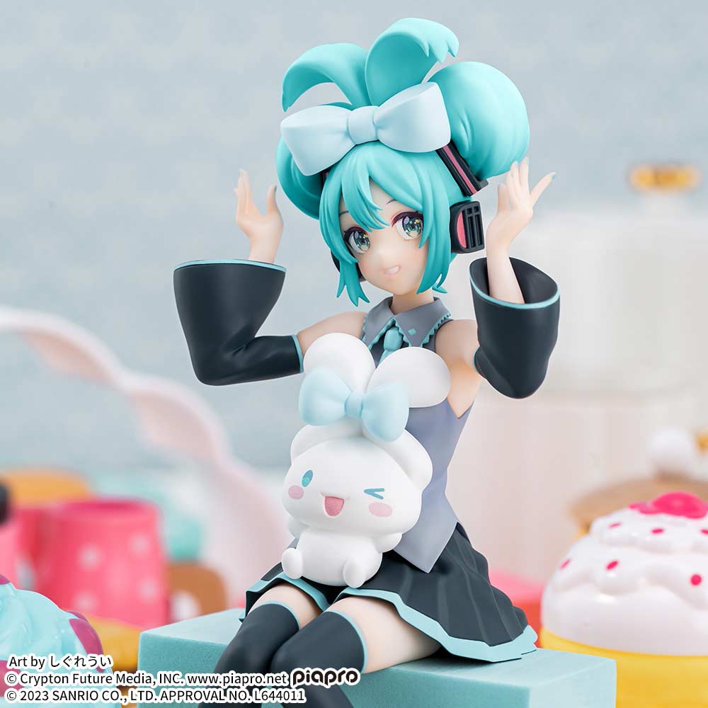 Hatsune Miku Chokonose PM Figure - Hatsune Miku X Cinnamoroll Image_4