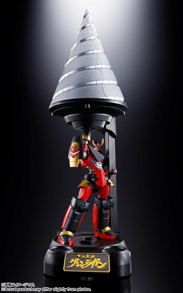 (PO) Soul of Chogokin Tengen Toppa Gurren Lagann GX-107 Completely Transformed Combined Gurren Lagann & Giant Rotation Giga Drill Set Image_3