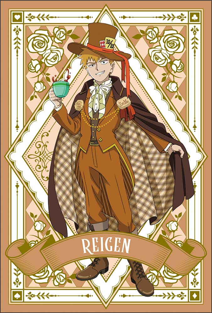 (PO) Mob Psycho 100 III Original Illustration Postcard Set Alice in Wonderland Ver. Image_3