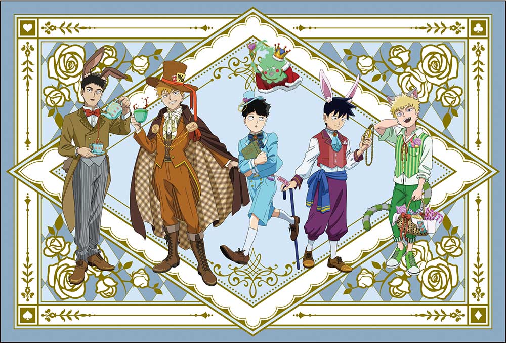 (PO) Mob Psycho 100 III Original Illustration Postcard Set Alice in Wonderland Ver. Image_8