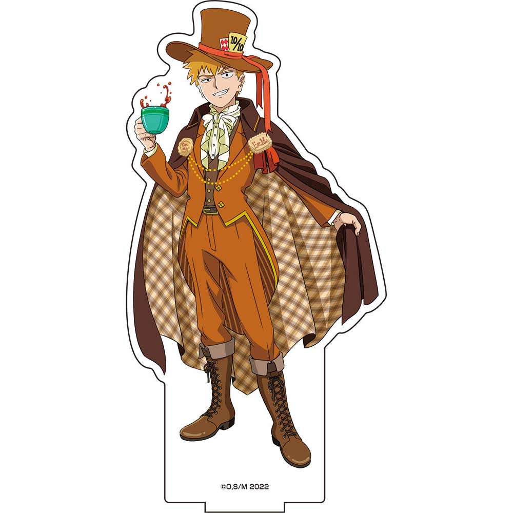 (PO) Mob Psycho 100 III Original Illustration Big Acrylic Stand Alice in Wonderland Ver. 2 Reigen Arataka Image_1