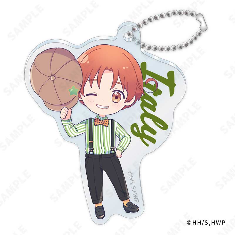 (PO) Hetalia World Stars Acrylic Key Chain -Suspenders Style- (DreCelle Mini) Italy Image_1