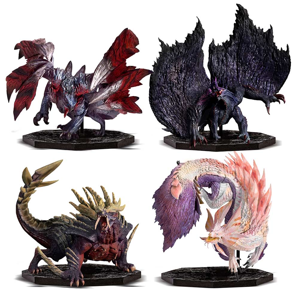 (PO) Capcom Figure Builder Cube Monster Hunter Box Set of 4 (Gore Magala / Valstrax / Magnamalo / Mizutsune) Image_1
