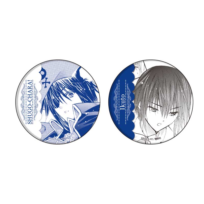 (PO) Can Badge Set Shugo Chara! 09 Tsukiyomi Ikuto (Official Illustration) Image_1