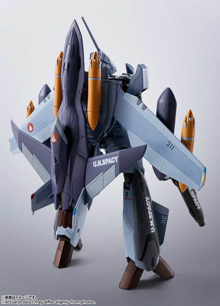 (PO) HI-METAL R Macross Zero VF-0A Phoenix (Kudo Shin Fighter) + QF-2200D-B Ghost Image_3