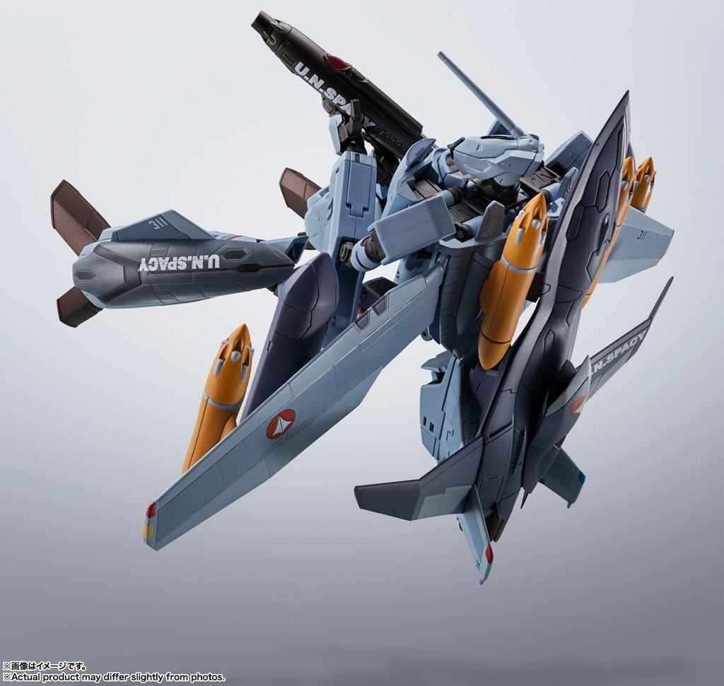 (PO) HI-METAL R Macross Zero VF-0A Phoenix (Kudo Shin Fighter) + QF-2200D-B Ghost Image_7