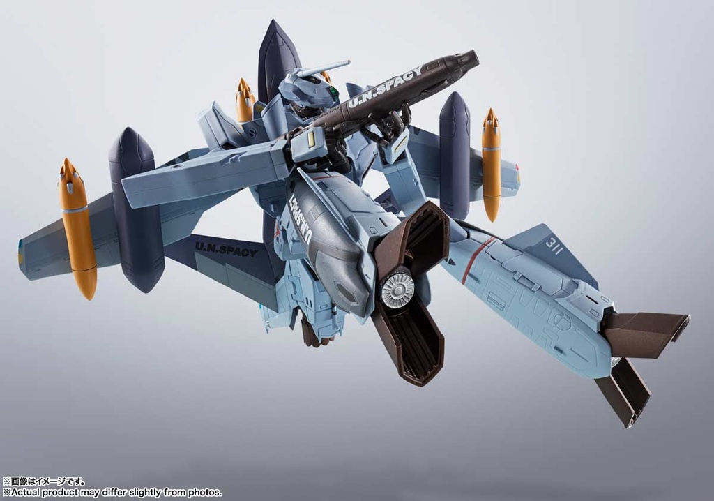 (PO) HI-METAL R Macross Zero VF-0A Phoenix (Kudo Shin Fighter) + QF-2200D-B Ghost Image_8