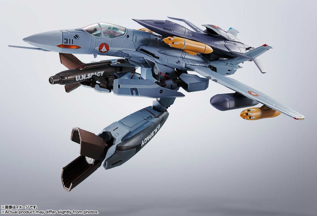 (PO) HI-METAL R Macross Zero VF-0A Phoenix (Kudo Shin Fighter) + QF-2200D-B Ghost Image_10