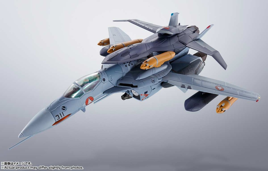 (PO) HI-METAL R Macross Zero VF-0A Phoenix (Kudo Shin Fighter) + QF-2200D-B Ghost Image_14