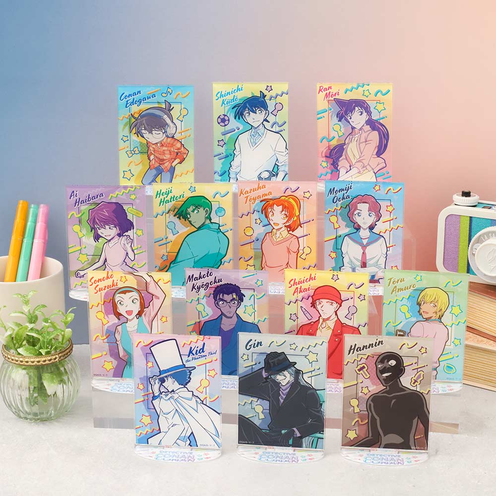 (PO) Detective Conan Acrylic Stand Collection 80's Art [BOX] Image_3