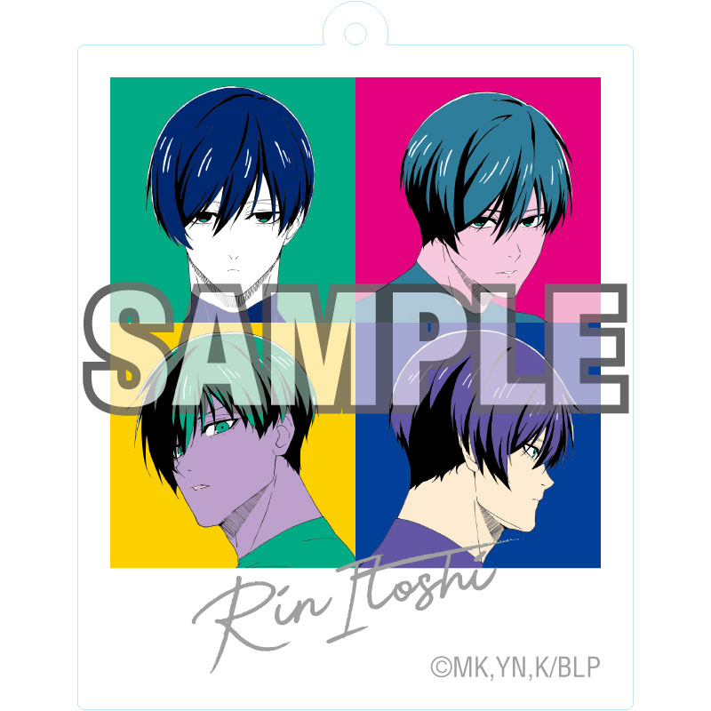 (PO) Blue Lock Acrylic Key Chain Pop Art Itoshi Rin Image_1
