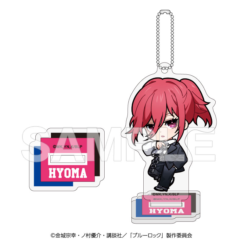 (PO) Blue Lock Chibi Chara Acrylic Stand Key Chain Chigiri Hyoma Harness Style Image_1