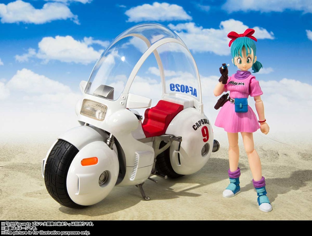 (PO) S.H.Figuarts Dragonball - Bulma's Motorcycle Hoipoi Capsule No. 9 (Re-issue) Image_5
