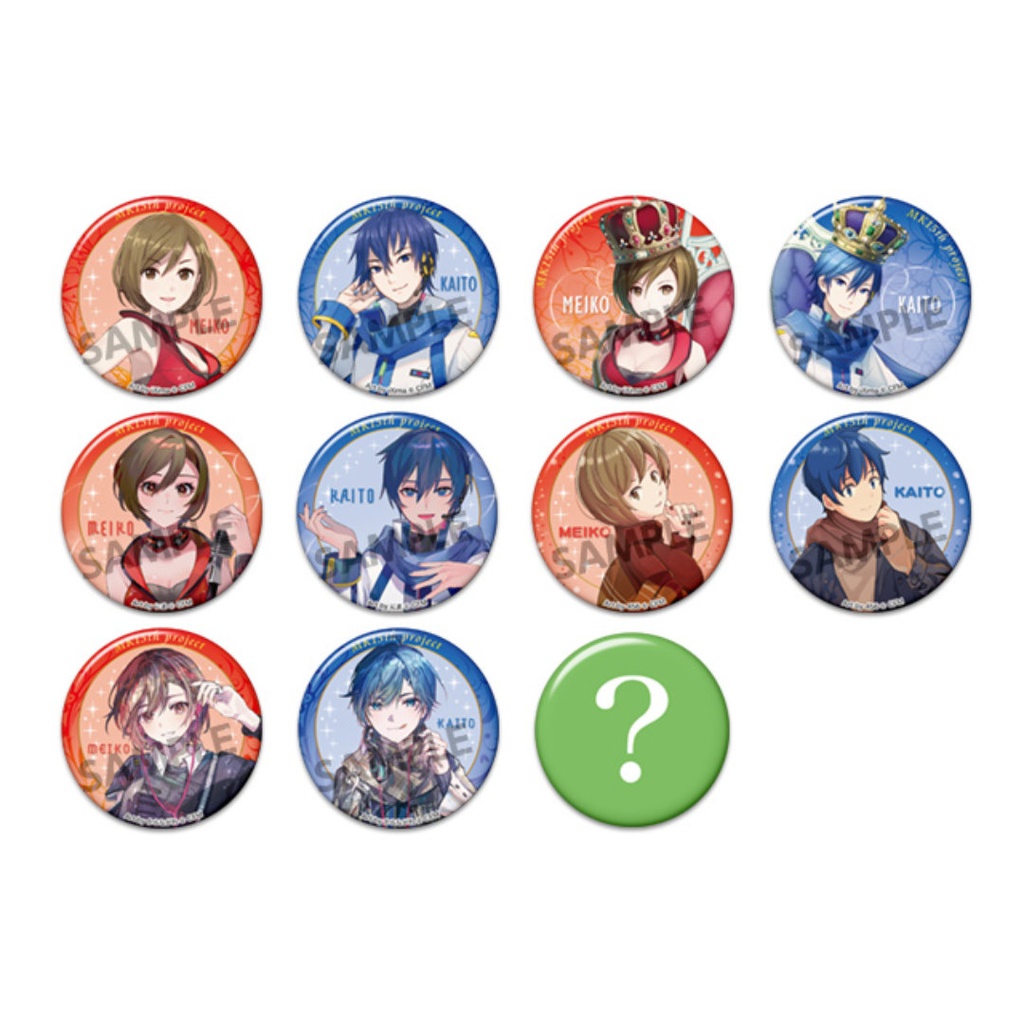 (PO) MK15th Project MEIKO & KAITO Can Badge Collection [BOX] Image_1