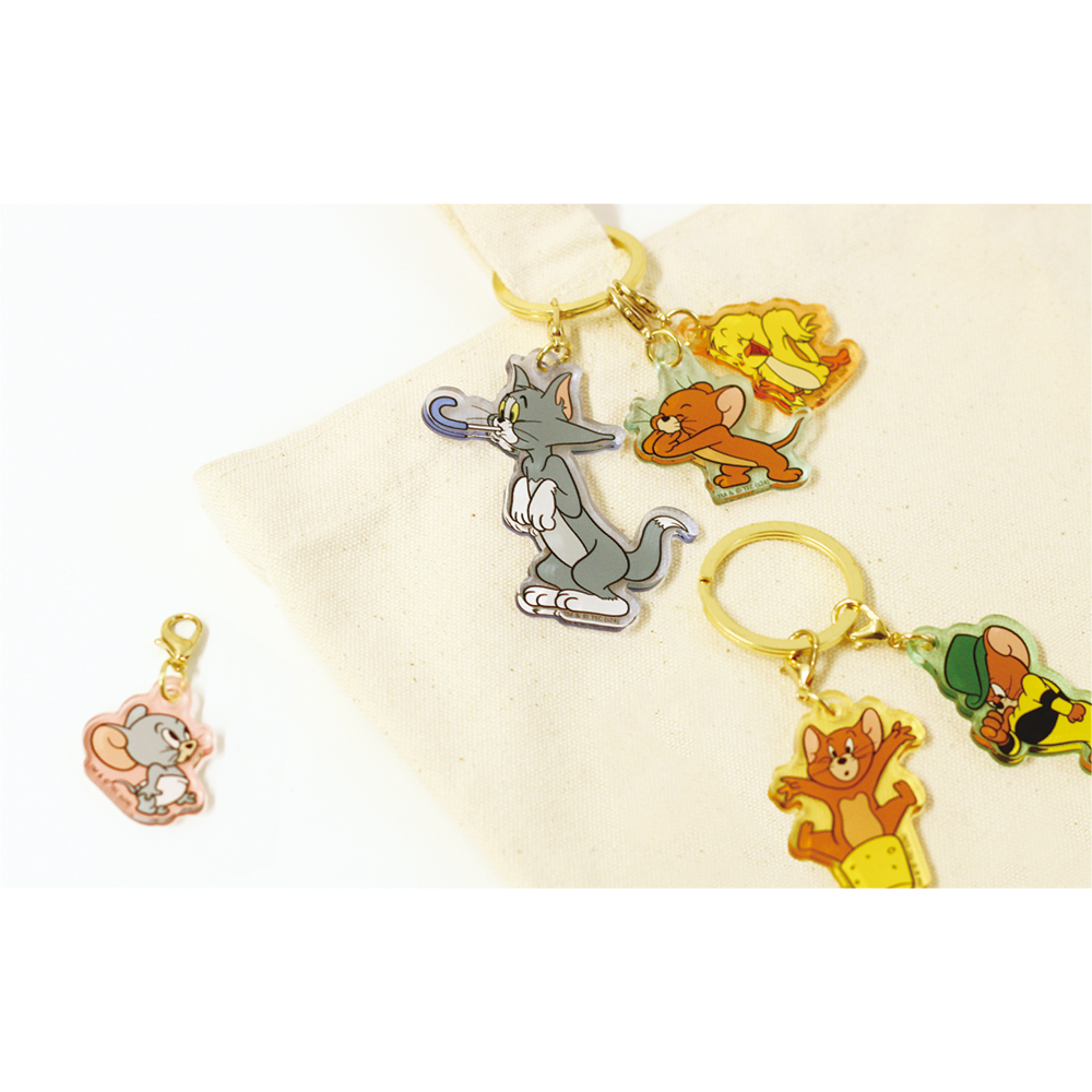 (PO) Tom and Jerry 3 Charm Key Chain - Tom & Jerry & Little Quacker Image_2