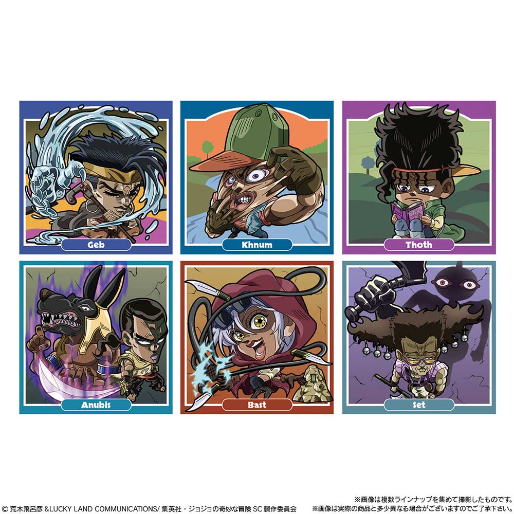 (PO) Nyaformation JoJo's Bizarre Adventure Stardust Crusaders Sticker Wafer Stardust Crusaders Part 2 Battle in Egypt [BOX] Image_3