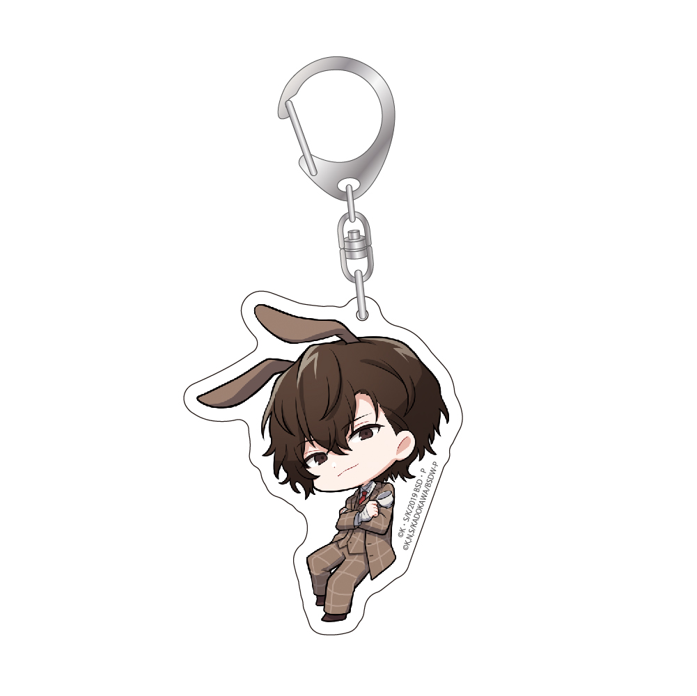 (PO) Bungo Stray Dogs Deformed Acrylic Key Chain - Dazai Osamu Image_1