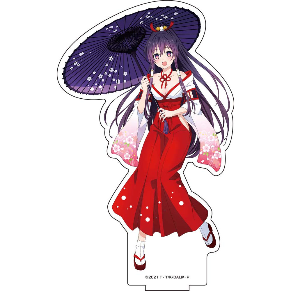 (PO) Date A Live IV Original Illustration Big Acrylic Stand Shrine Maiden Ver. 1 - Yatogami Tohka Image_1