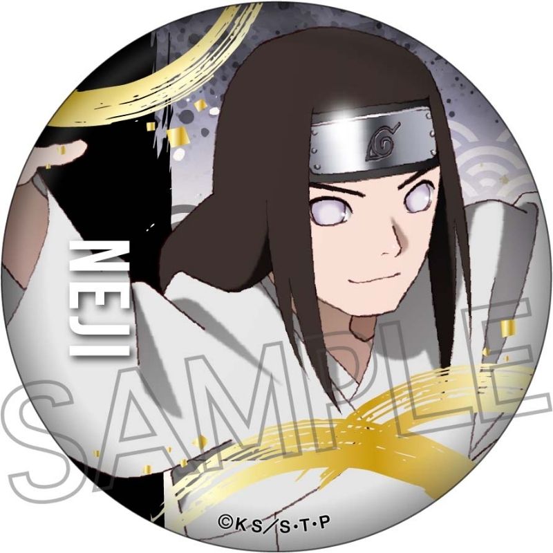 (PO) NARUTO -Shippuden- Gilding Can Badge Hyuga Neji Image_1