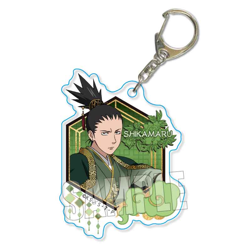 (PO) Acrylic Key Chain NARUTO -Shippuden- Nara Shikamaru Throne Ver. Image_1