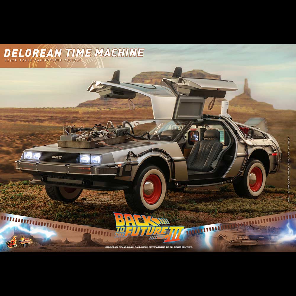 (PO) Movie Masterpiece Series MMS738 - Back to the Future III - DeLorean Time Machine Image_3