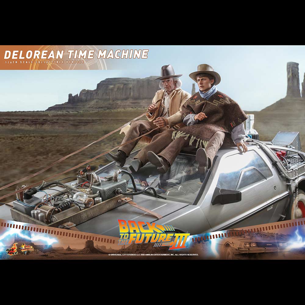(PO) Movie Masterpiece Series MMS738 - Back to the Future III - DeLorean Time Machine Image_4