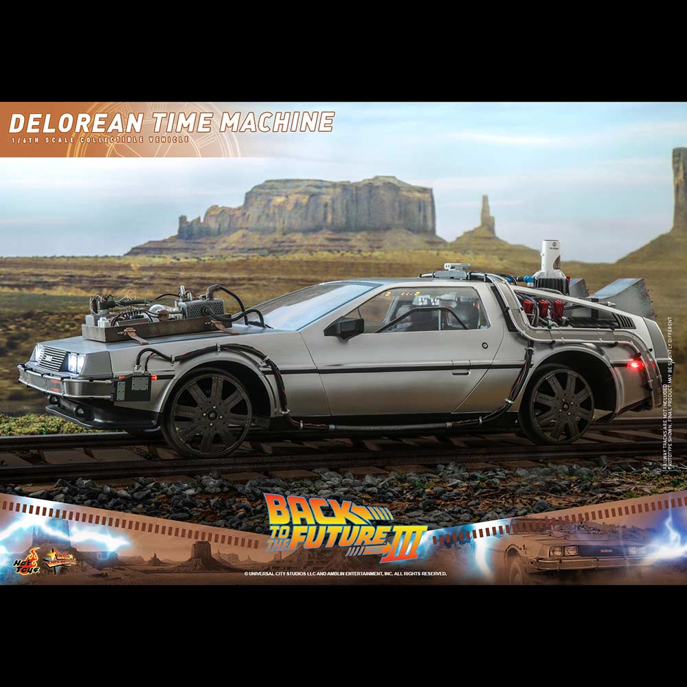(PO) Movie Masterpiece Series MMS738 - Back to the Future III - DeLorean Time Machine Image_5