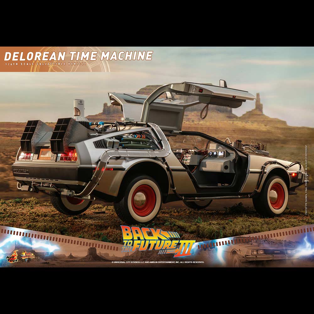 (PO) Movie Masterpiece Series MMS738 - Back to the Future III - DeLorean Time Machine Image_7