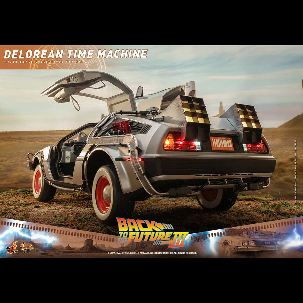 (PO) Movie Masterpiece Series MMS738 - Back to the Future III - DeLorean Time Machine Image_10