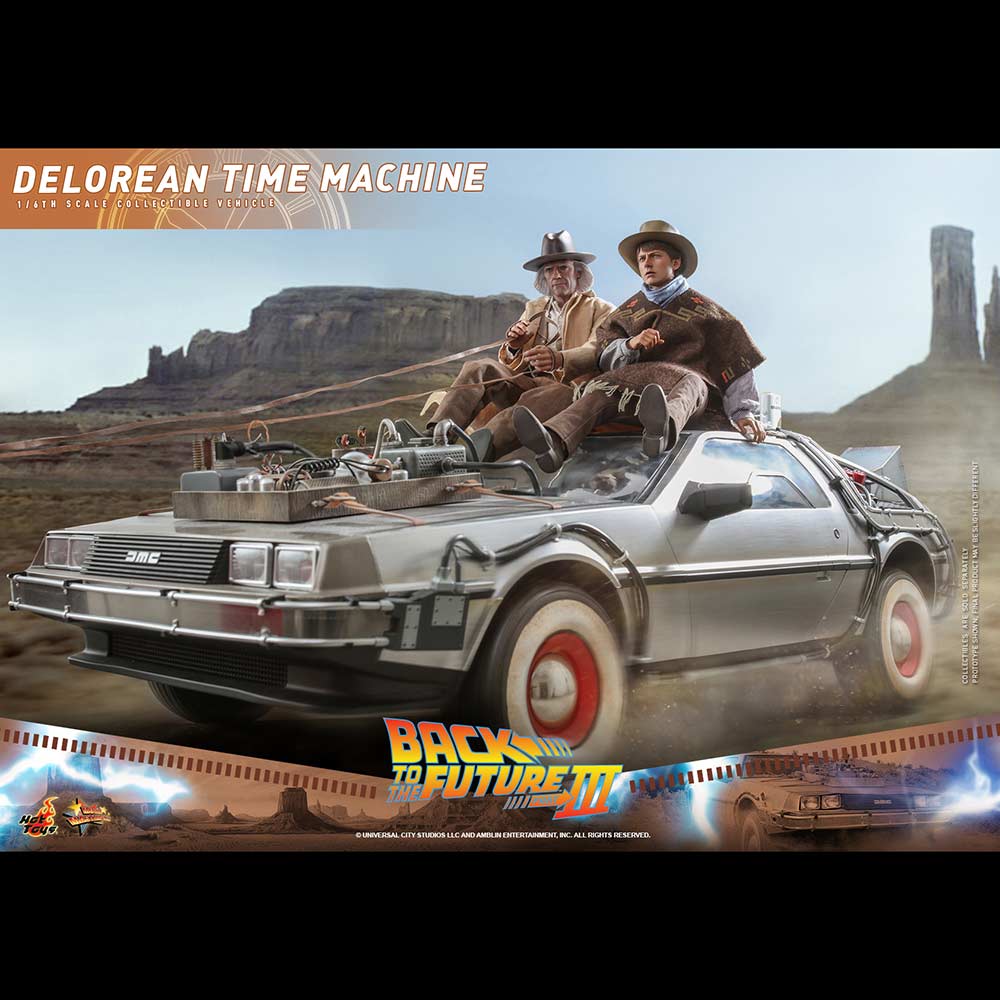 (PO) Movie Masterpiece Series MMS738 - Back to the Future III - DeLorean Time Machine Image_12