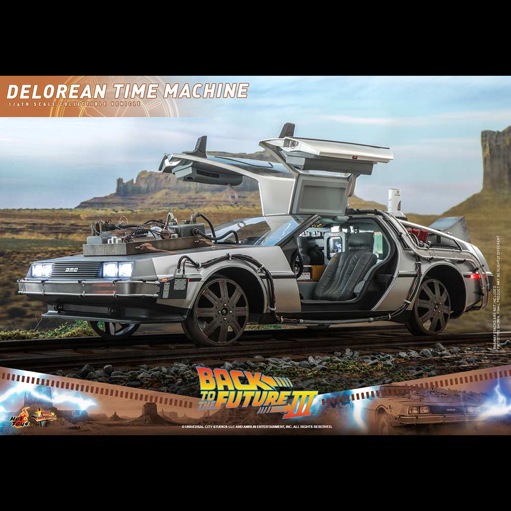 (PO) Movie Masterpiece Series MMS738 - Back to the Future III - DeLorean Time Machine Image_13