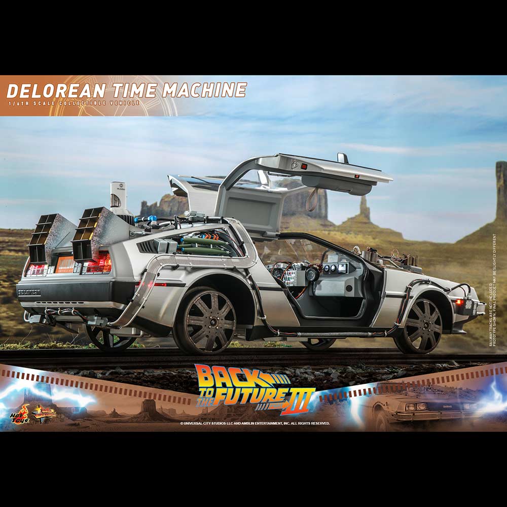 (PO) Movie Masterpiece Series MMS738 - Back to the Future III - DeLorean Time Machine Image_15
