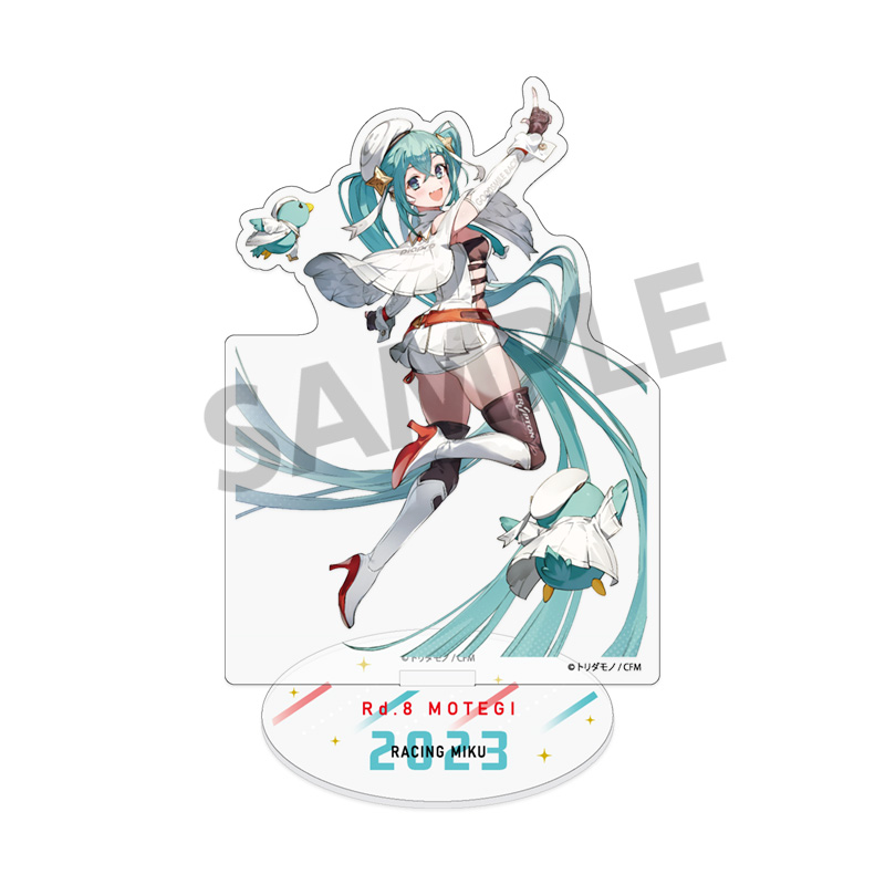 (PO) Racing Miku 2023 Acrylic Figure Rd.8 MOTEGI Ver. Image_1