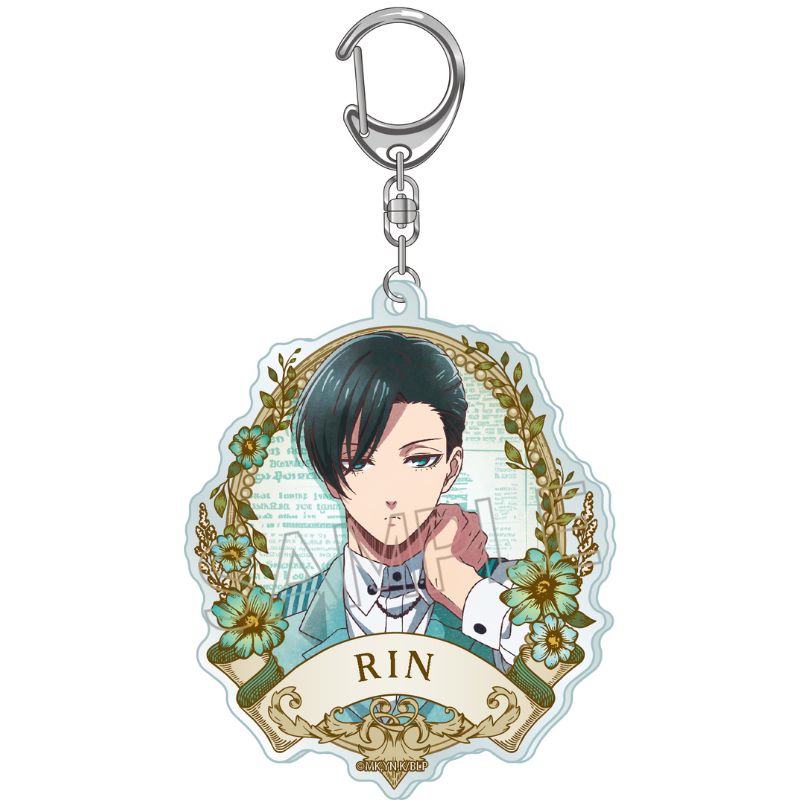 (PO) Blue Lock Vintage Series Acrylic Key Chain -Balloon Bouquet- Itoshi Rin Image_1